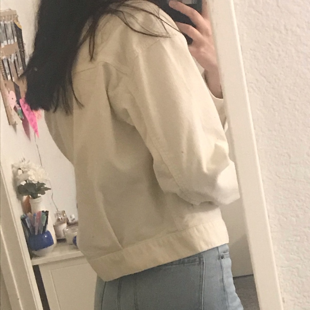 white corderoy jacket - Picture 3 of 3